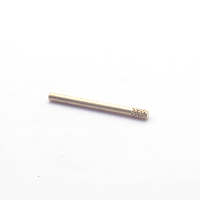 Custom Brass Knurled Pin for Industrial Connection