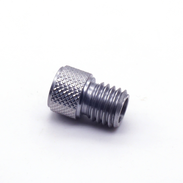 Custom CNC Machined Knurled Sleeve Bushing