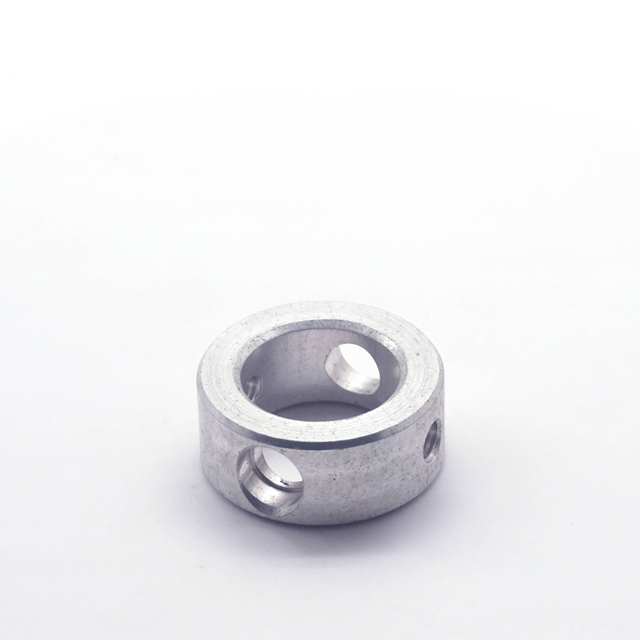 Custom CNC Turning Parts – Shaft Collar with Side Holes