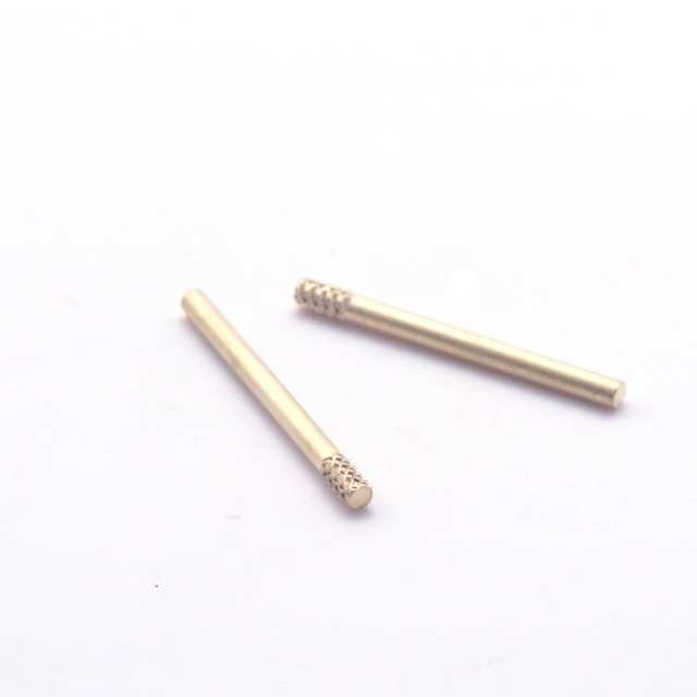 Small Brass Knurling Dowel Pin for Oil Meter